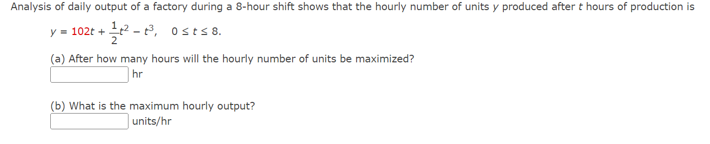Solved Analysis of daily output of a factory during a 8-hour | Chegg.com