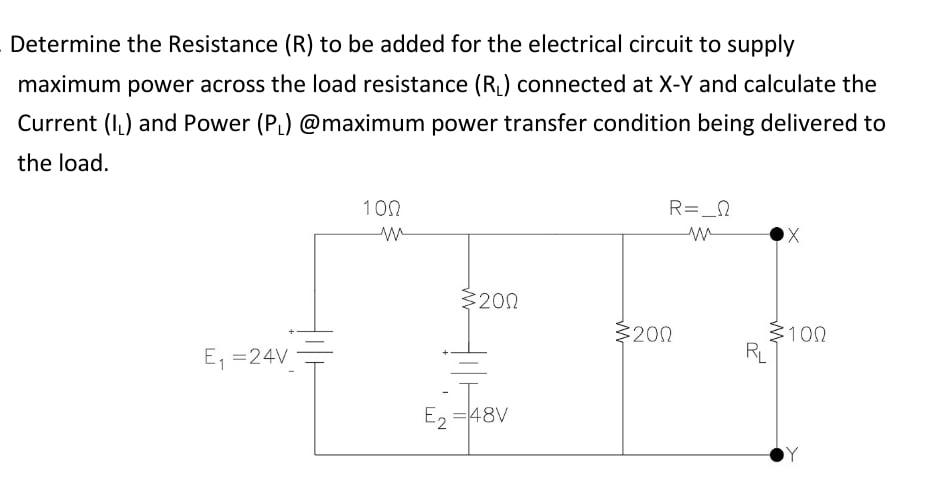 Solved Determine the Resistance (R) to be added for the | Chegg.com