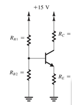 Solved Design the npn BJT bias circuit shown below to give | Chegg.com