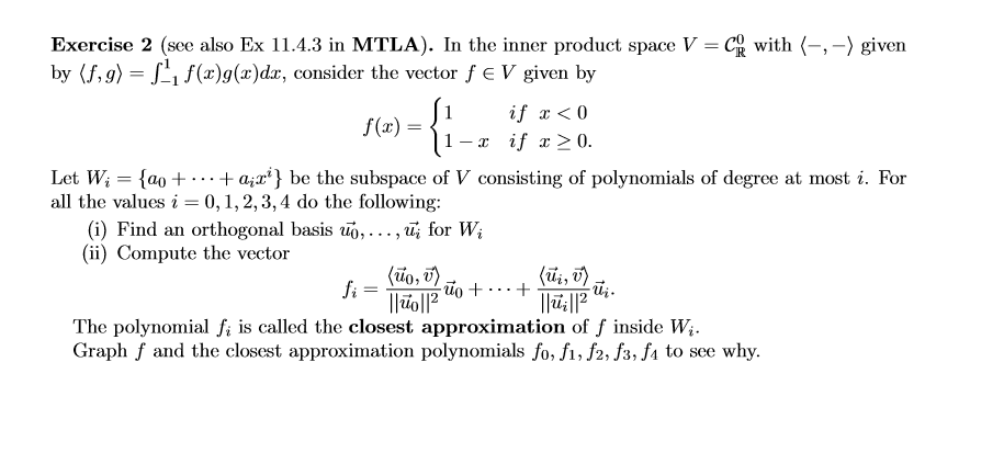 Solved Exercise 2 See Also Ex 11 4 3 In Mtla In The In Chegg Com