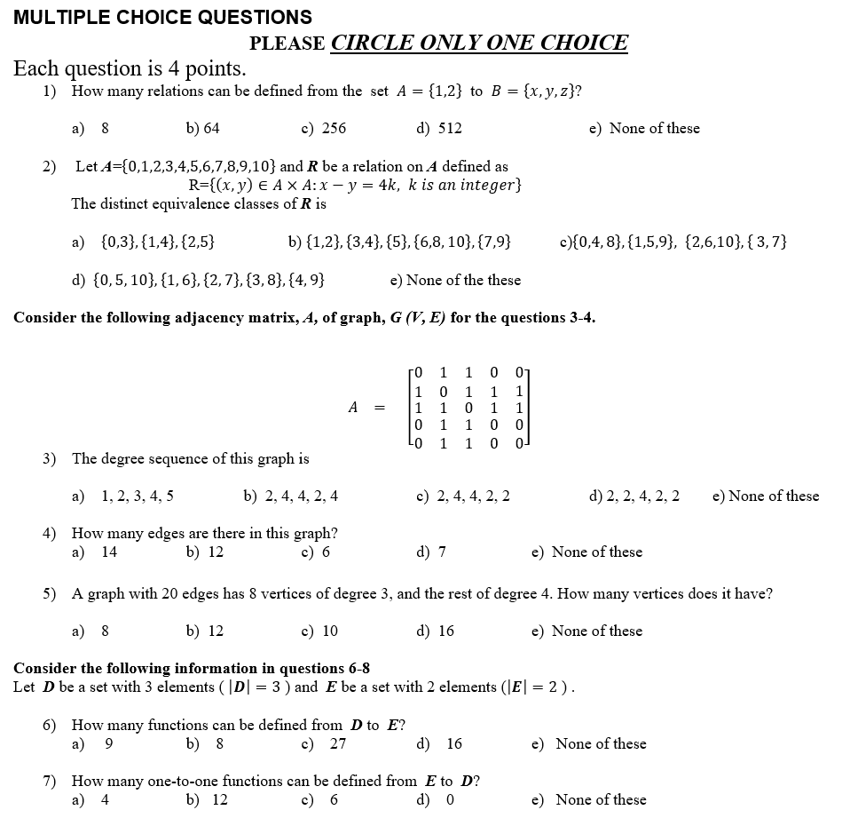 Other math Archive | January 09 2019 | Chegg.com