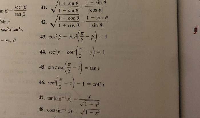 Solved Verifying A Trigonometric Identity In Exercises 9-50, | Chegg.com