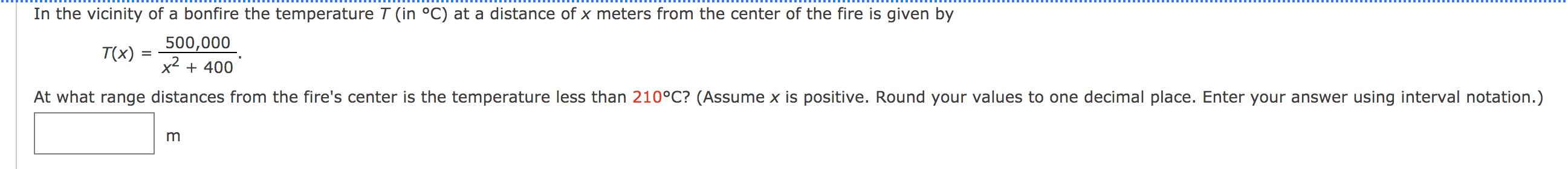 Solved In the vicinity of a bonfire the temperature T (in ∘C | Chegg.com