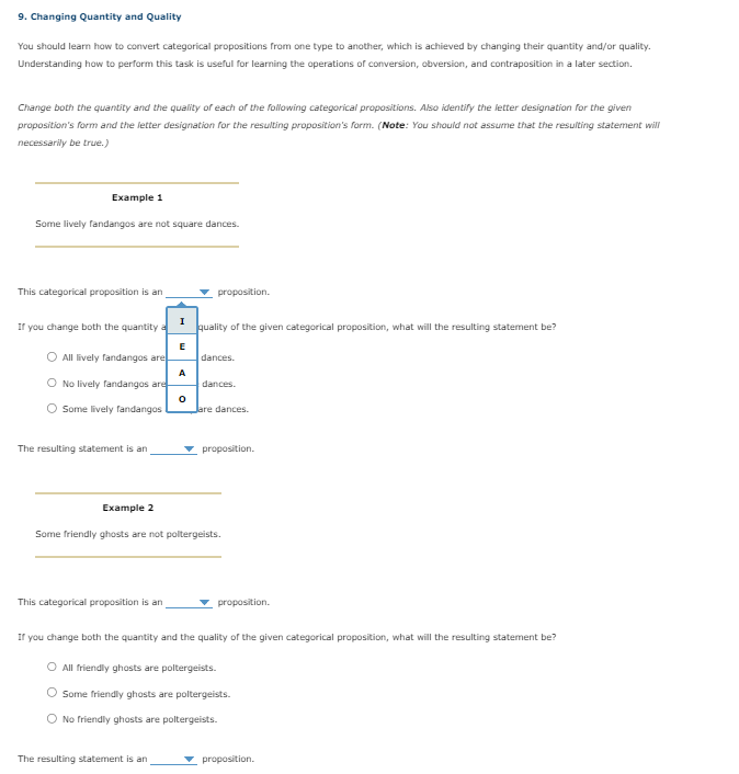 Solved 9. Changing Quantity and QualityYou should learn how