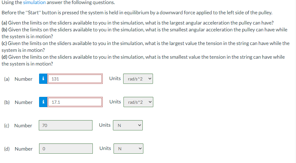 Solved Using The Simulation Answer The Following Questions. | Chegg.com