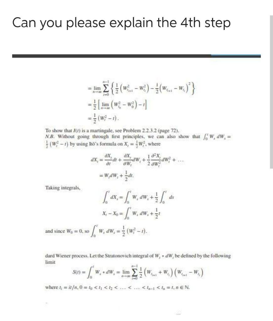 Solved Can you please explain the 4th step – um {}(W- -)--( | Chegg.com