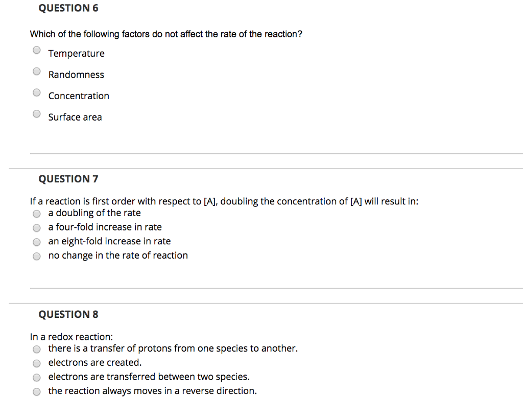 Solved QUESTION 6 Which of the following factors do not