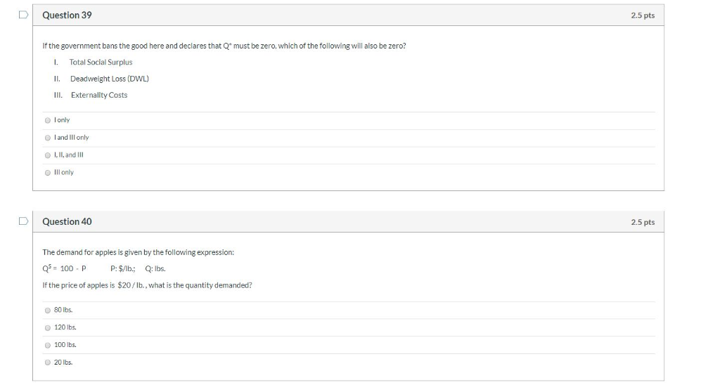 Solved Question 38 Questions #38 & #39 refer to the | Chegg.com