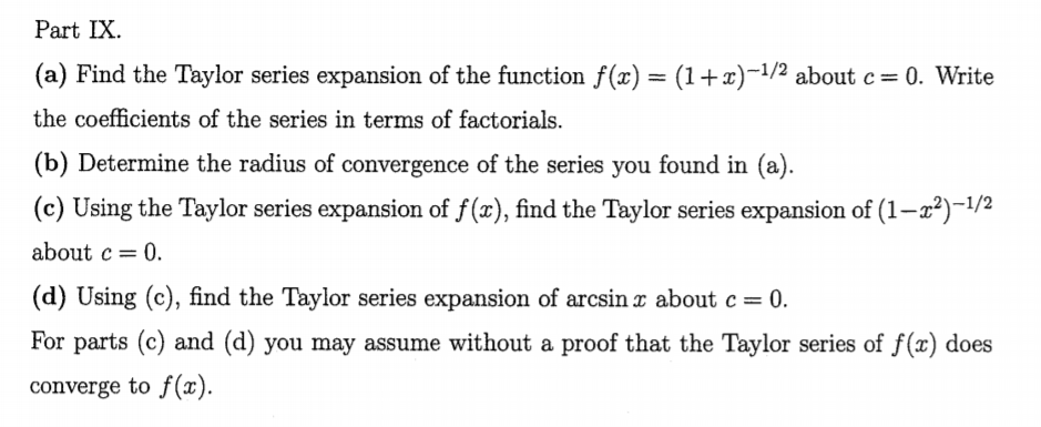 solved-part-ix-a-find-the-taylor-series-expansion-of-the-chegg