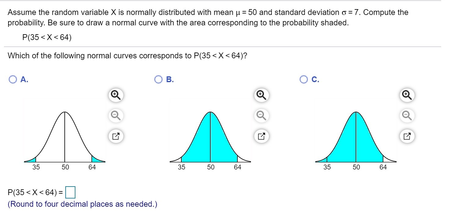 Solved Assume The Random Variable X Is Normally Distributed