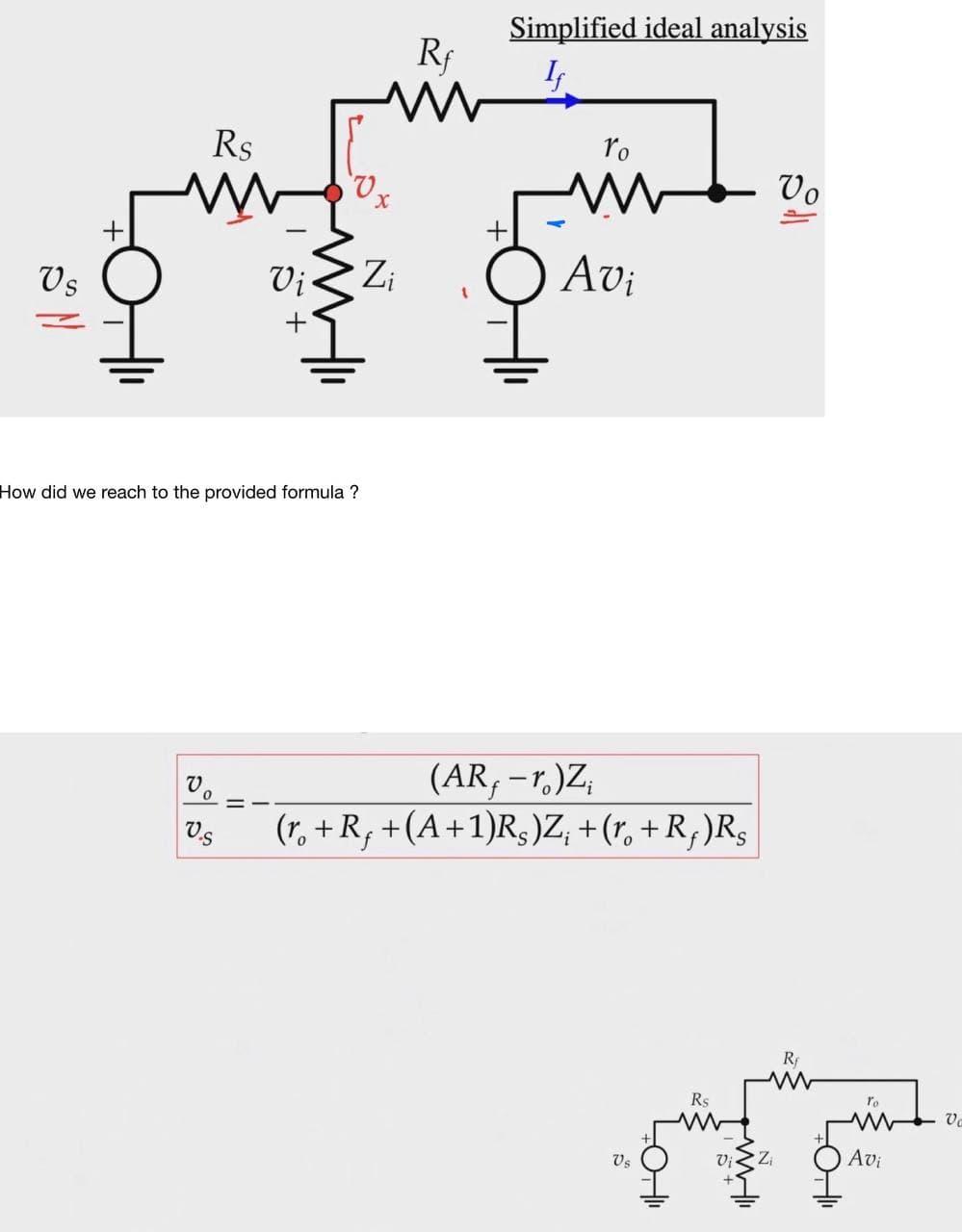 solved-simplified-ideal-analysis-ra-w-rs-ro-v-w-vo-vs-vi-chegg