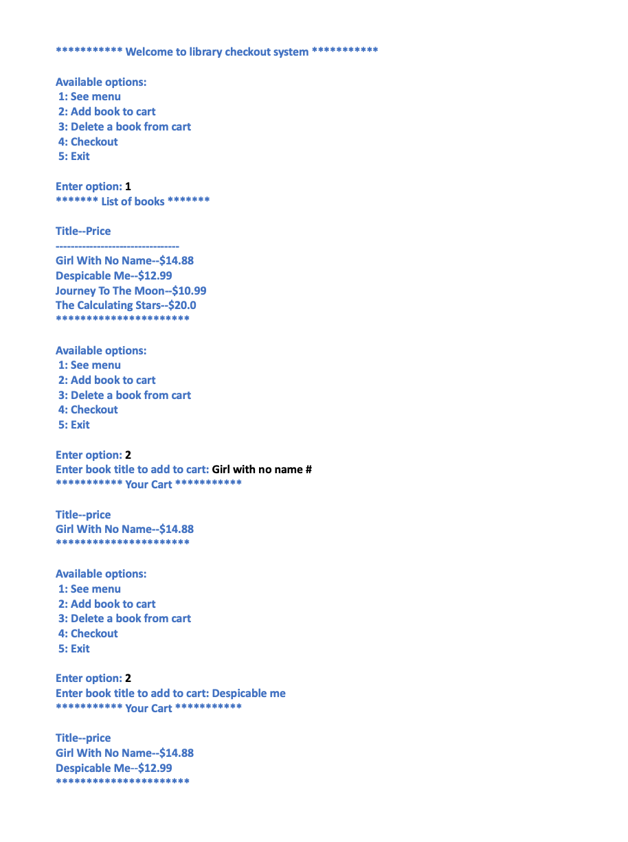 Solved Problem description: Write a python application to | Chegg.com