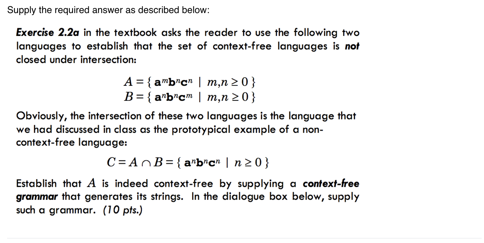Solved Supply the required answer as described below: | Chegg.com