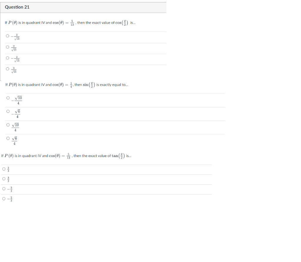 solved-question-21-if-p-is-in-quadrant-iv-and-cos-0-chegg