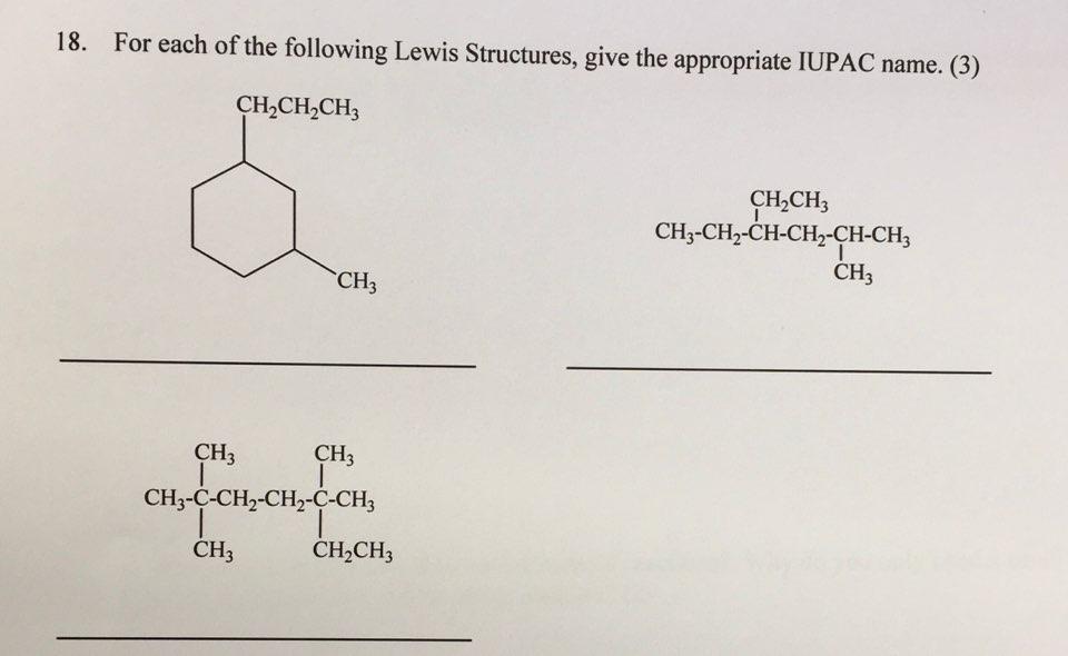 lewis structures for ch ch2 ch2