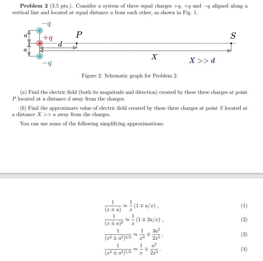 Solved Problem 2 (3.5 pts.). Consider a system of three | Chegg.com