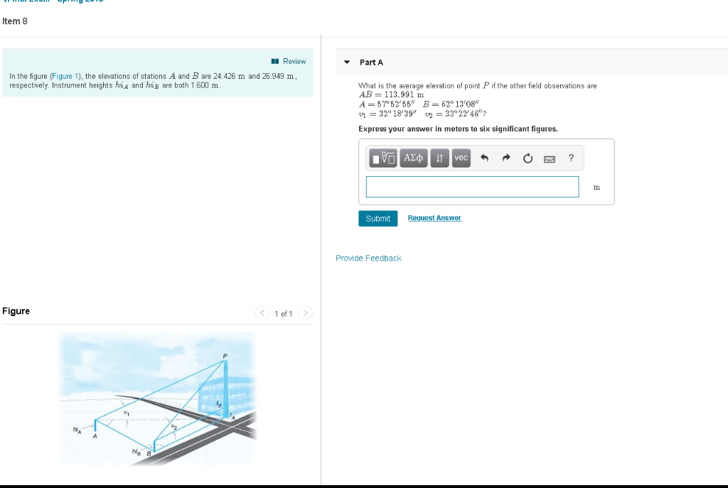 Solved Item 8 Part A l Review In the figure (Figure 1), the | Chegg.com