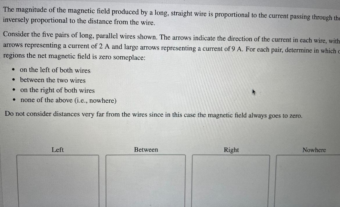 Solved The magnitude of the magnetic field produced by a | Chegg.com
