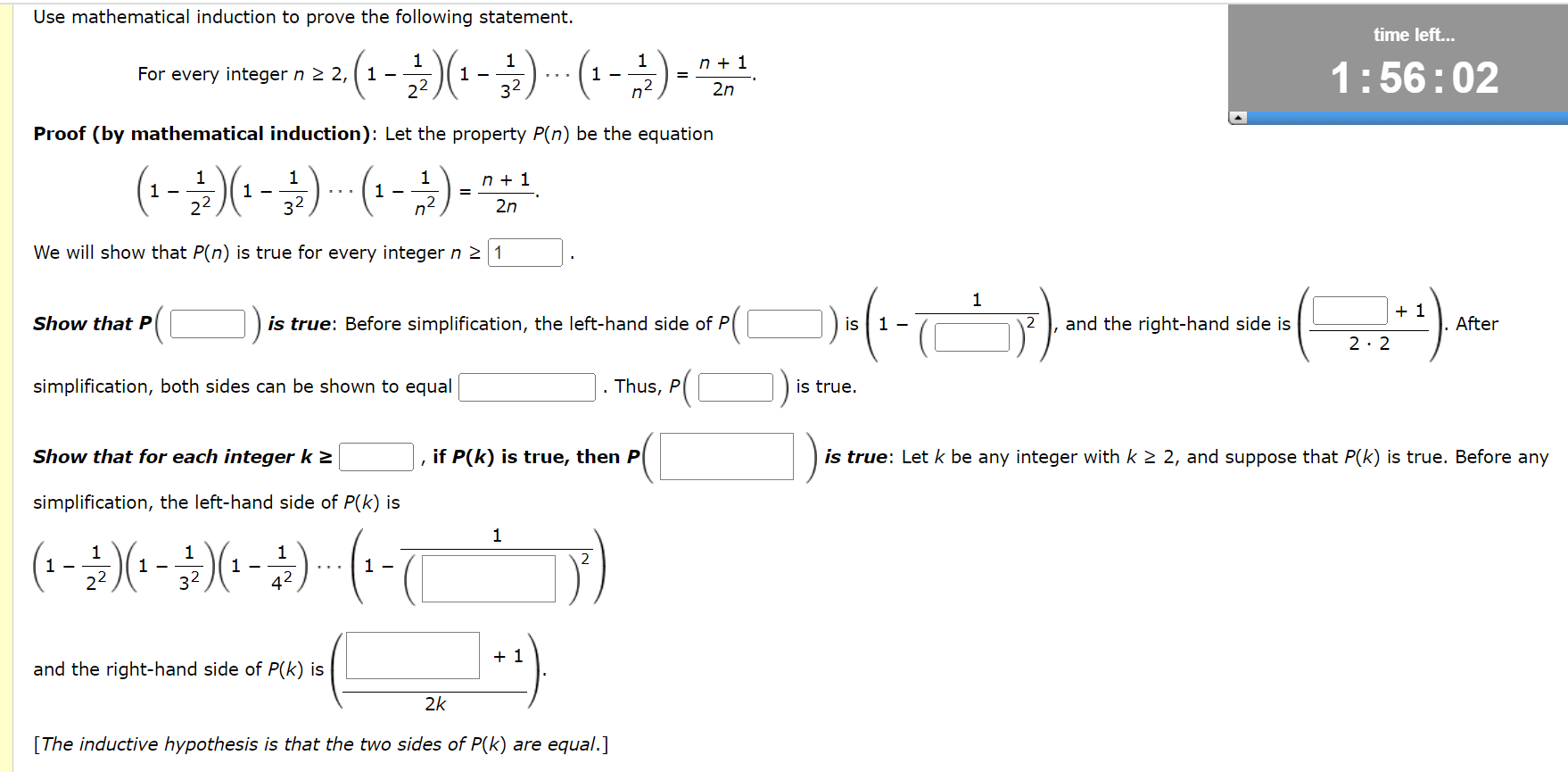 Solved Use Mathematical Induction To Prove The Following | Chegg.com