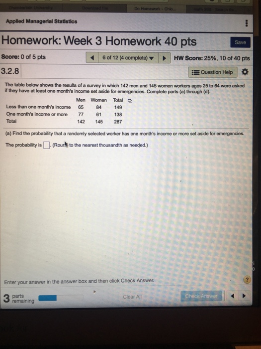 connect math statistics homework answers