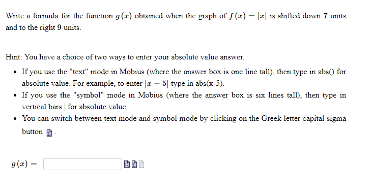 Solved Write a formula for the function 9(2) obtained when | Chegg.com