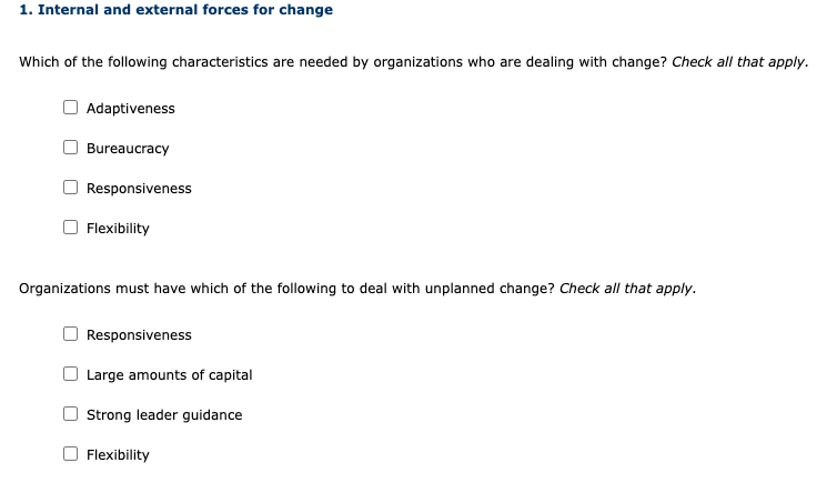 Solved Which of the following characteristics are needed by | Chegg.com
