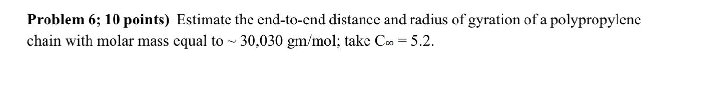Solved Problem 6; 10 points) Estimate the end-to-end | Chegg.com