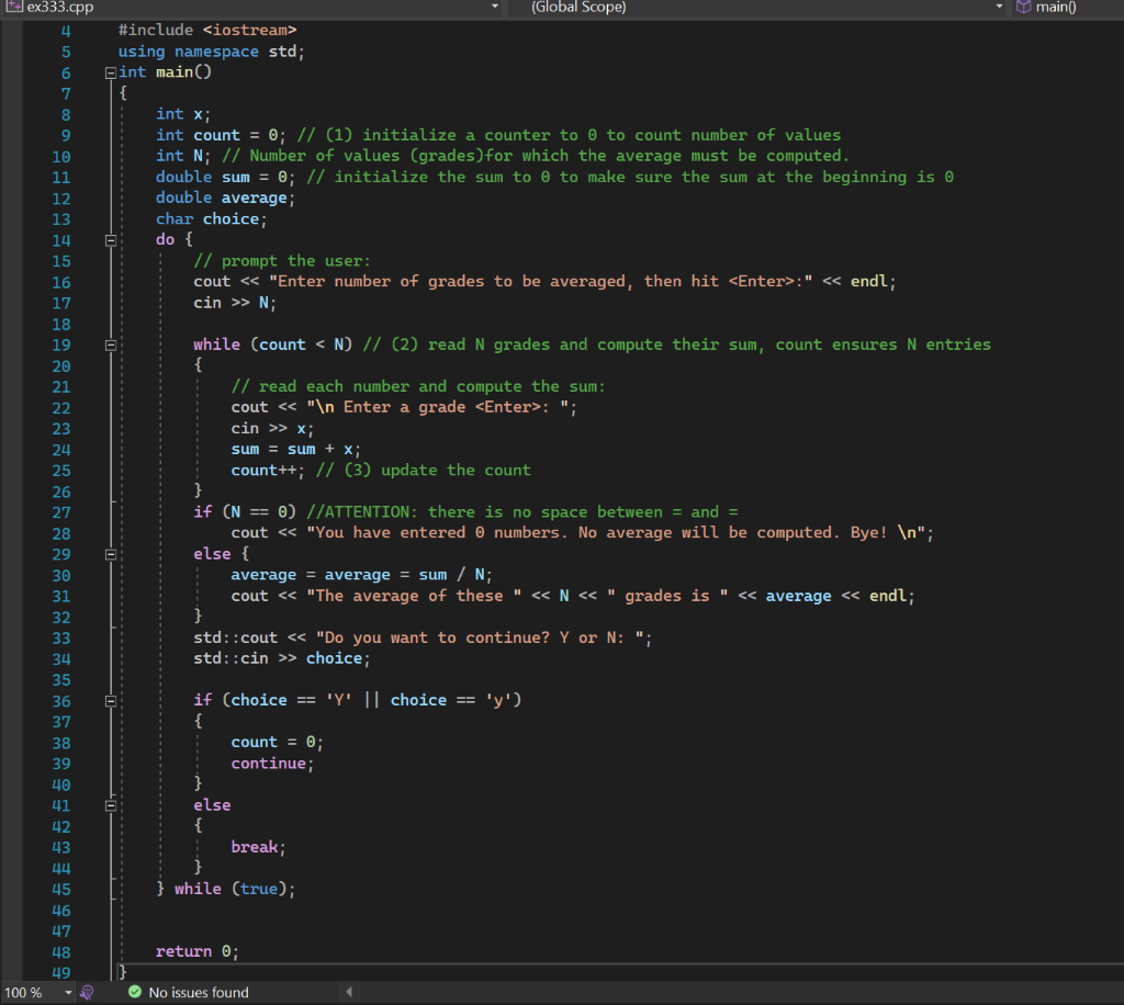Solved There must be an error in my code, in the output it | Chegg.com