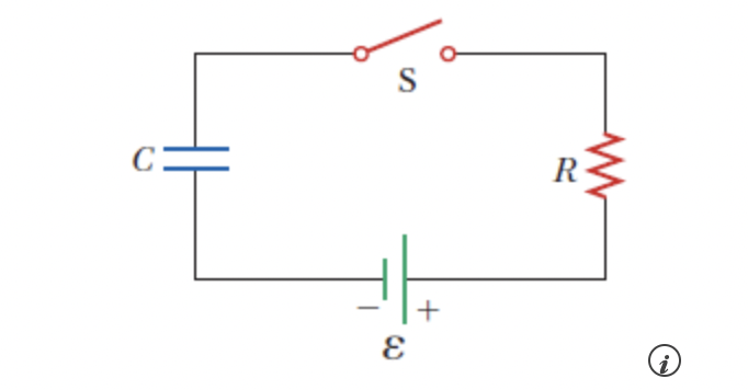 Solved Consider a series RC circuit as in the figure below | Chegg.com