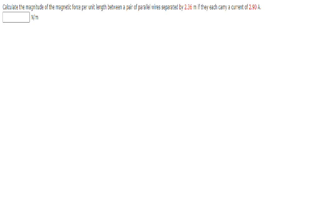 Solved Calculate the magnitude of the magnetic force per | Chegg.com