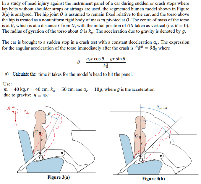 Solved In a study of head injury against the instrument