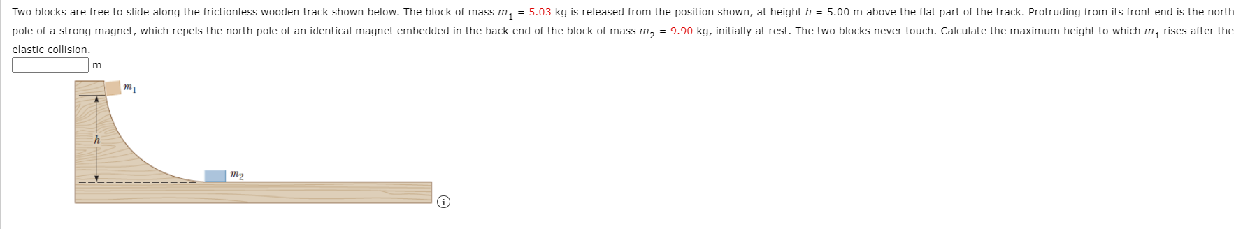 Solved Two blocks are free to slide along the frictionless | Chegg.com