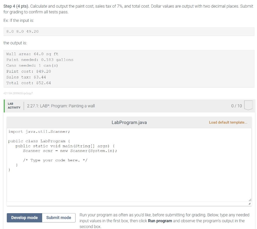 Solved Program Specifications Write a program to calculate | Chegg.com
