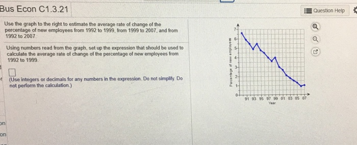 Solved Bus Econ C1.3.21 Question Help Use the graph to the | Chegg.com
