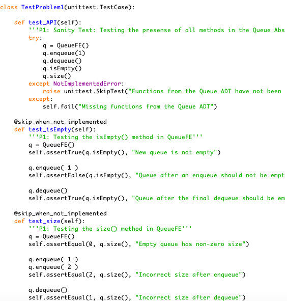 You are interested in a Queue with faster enqueue | Chegg.com