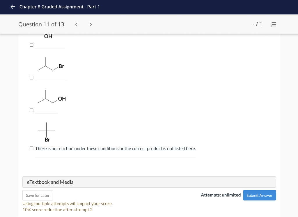 Solved Chapter 8 Graded Assignment - Part 1 Question 11 of | Chegg.com