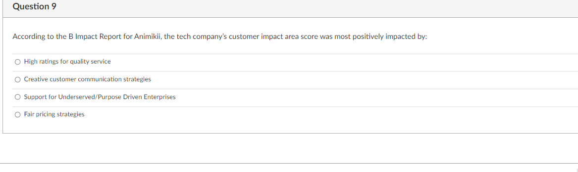 Solved Question 3 Scoring to determine which companies | Chegg.com