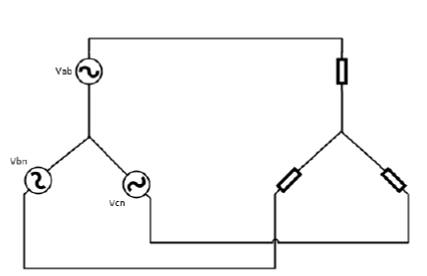 Solved From the figure shown, calculate the line and phase | Chegg.com