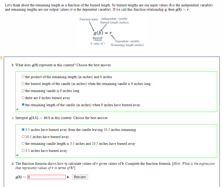 Solved Let S Think About The Remaining Length As A Functi Chegg Com