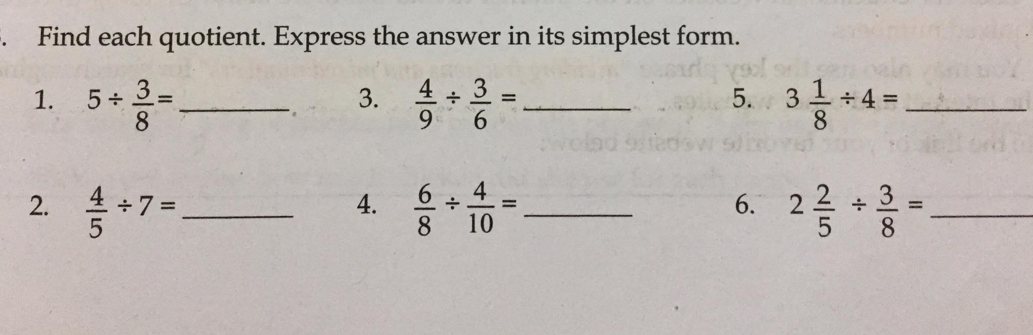 Solved B Find Each Product Write The Answer In The Blank Chegg Com