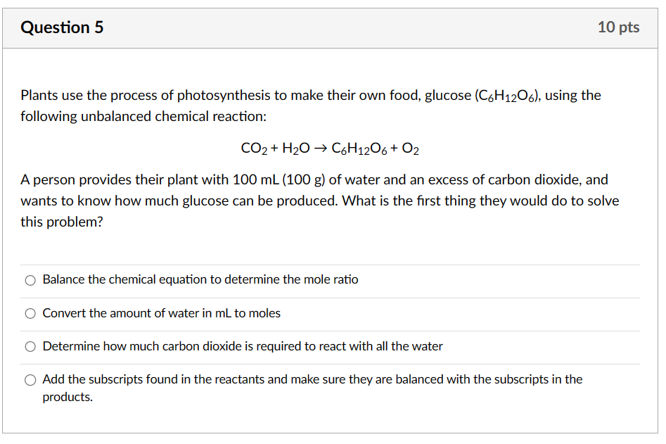 Solved Plants use the process of photosynthesis to make