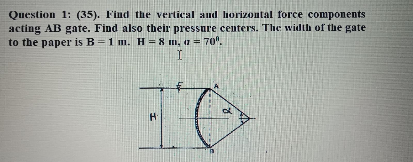 Solved Question 1: (35). Find The Vertical And Horizontal | Chegg.com