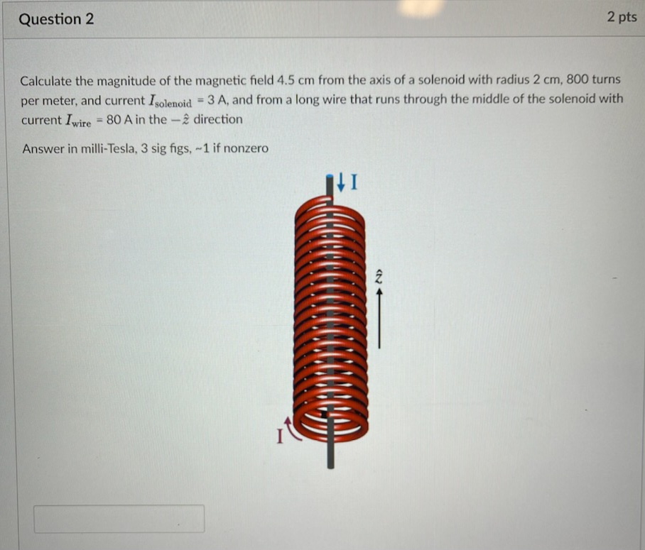 Solved Calculate the magnitude of the magnetic field 4.5 cm | Chegg.com