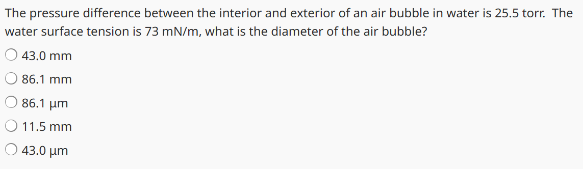 Solved The pressure difference between the interior and | Chegg.com