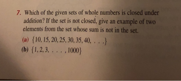 Solved 4. Illustrate each of the given additions with a | Chegg.com