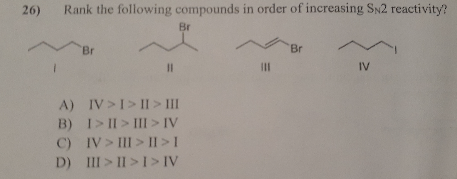 Solved return Pick the solvent that gives the fastest S N2 | Chegg.com