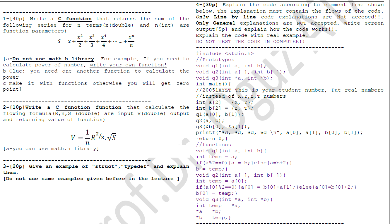 Solved Help with C language application, You can code in C