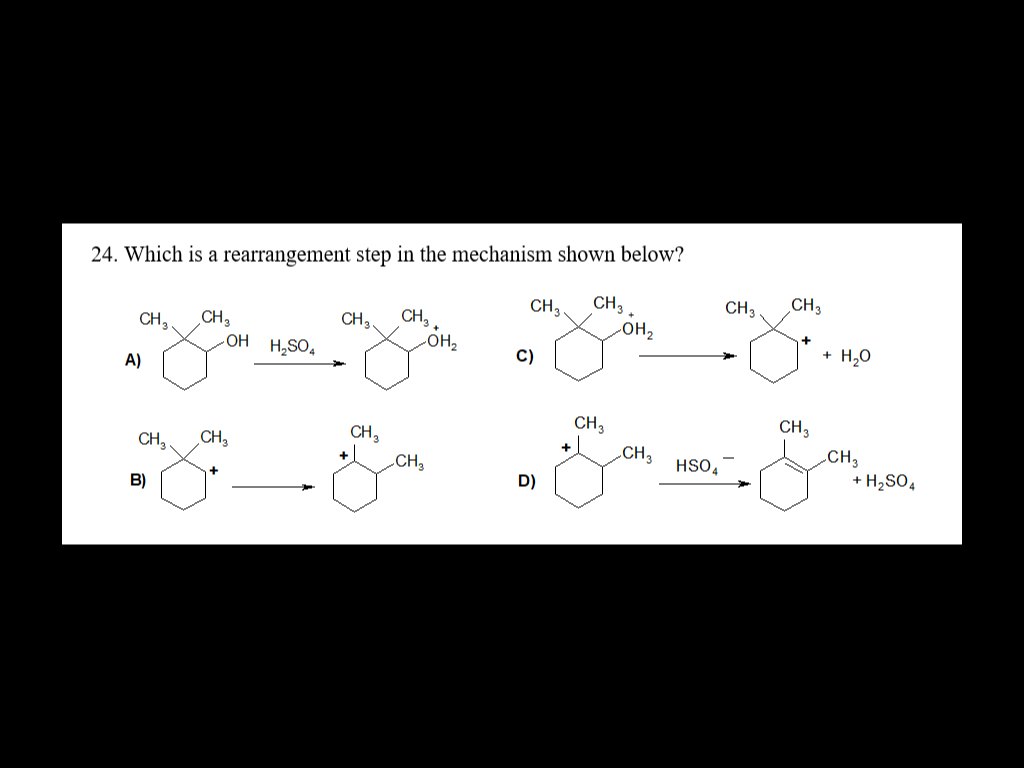 Solved 20. A molecular rearrangement occurs in this | Chegg.com