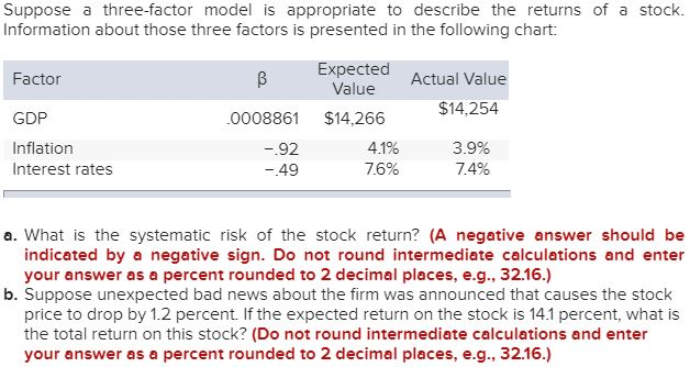 Suppose A Three Factor Model Is Appropriate To 9000