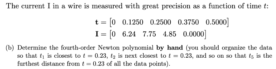 Solved The current I in a wire is measured with great | Chegg.com